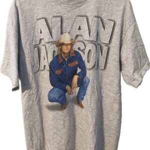 Light Gray Alan Jackson Graphic Tee